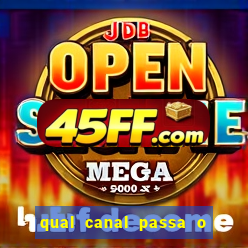 qual canal passa o jogo do inter hj